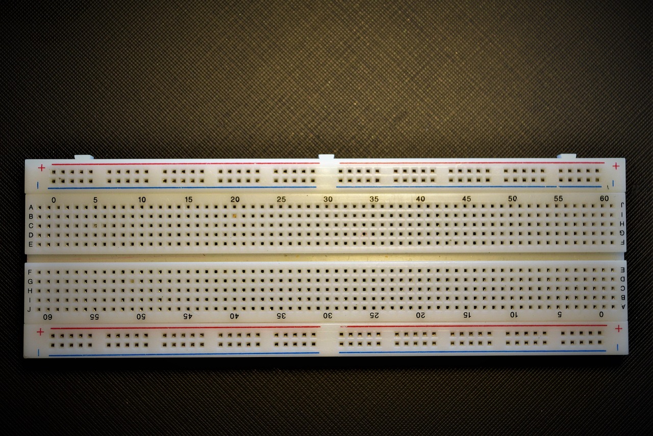 ESP8266 NodeMCU on breadboard